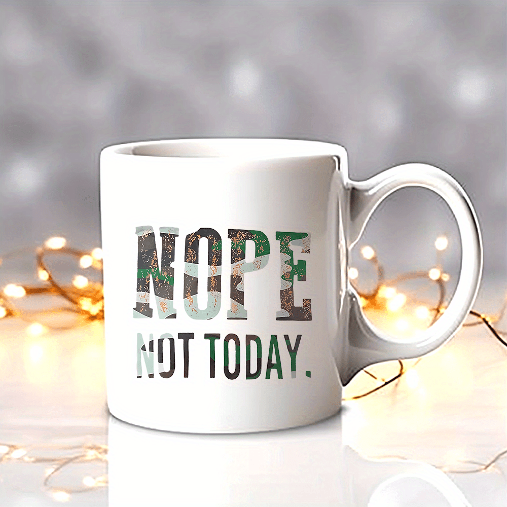 Cup of Nope Funny Mug, 16 oz.