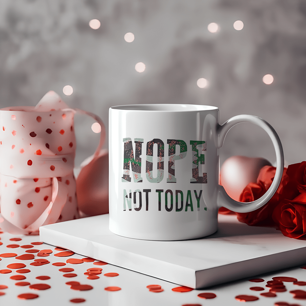 Cup of Nope Funny Mug, 16 oz.