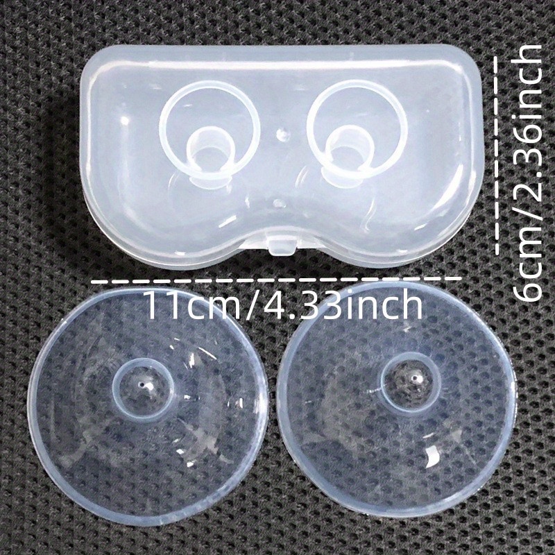 Silicone Nipple Shield for Breast Feeding with Plastic Box