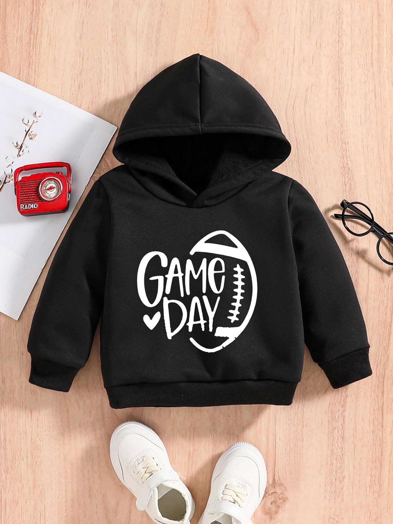 sudadera capucha moda niñas estampado divertido rugby en Temu Mexico