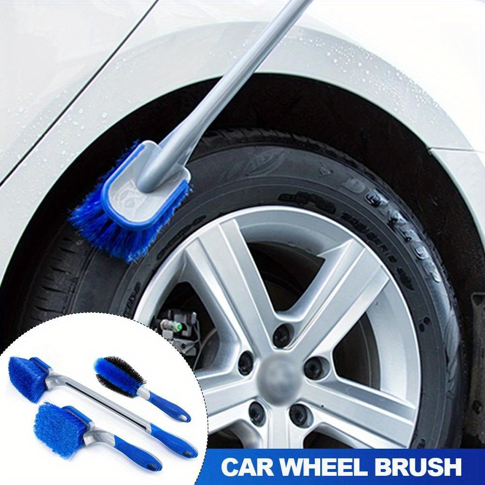 Cepillo limpiador de ruedas de coche Herramienta de limpieza de llantas -  Temu