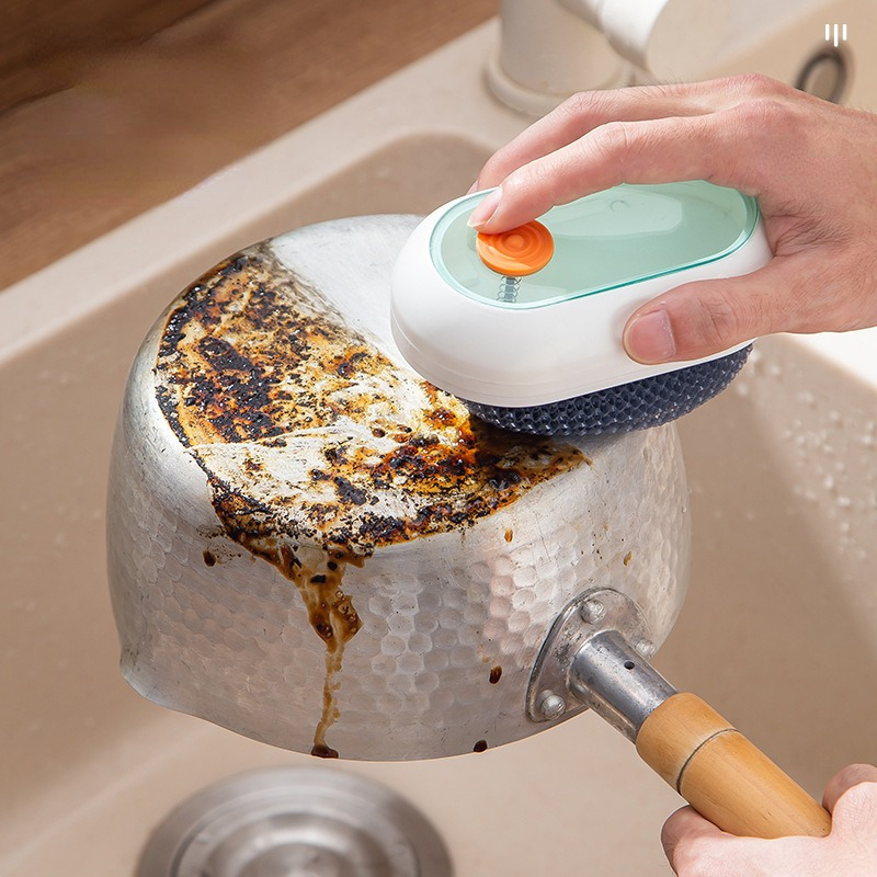 Multifunctional Hydraulic Cleaning Brush Kitchen Washing Pot - Temu