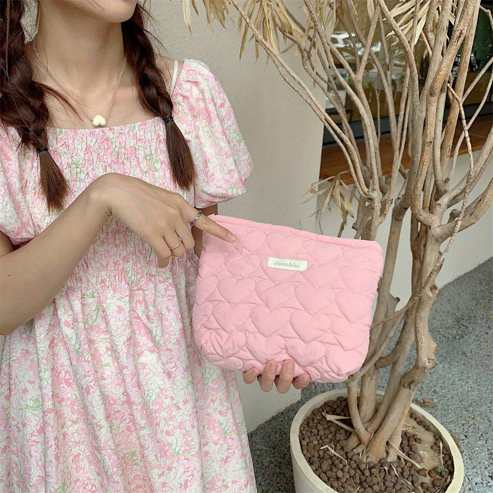 Kawaii Coquette Makeup Bag Cute Cosmetic Bag Aesthetic - Temu