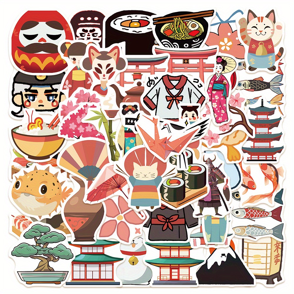 Sticker champignon japonais - TenStickers