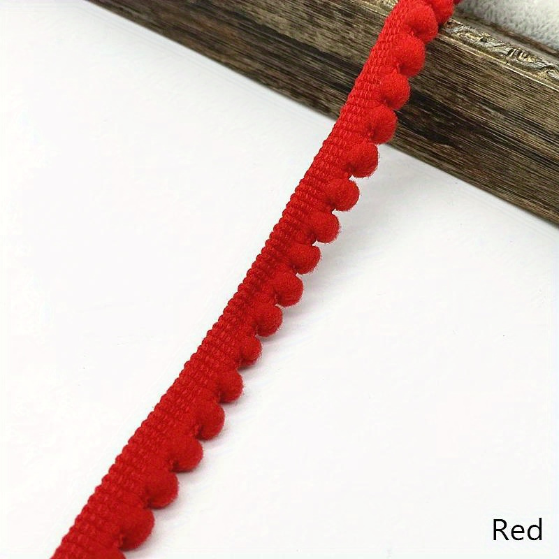 5 Yards Pom Pom Trim Ball Pompom Fringe Ribbon Sewing Lace - Temu