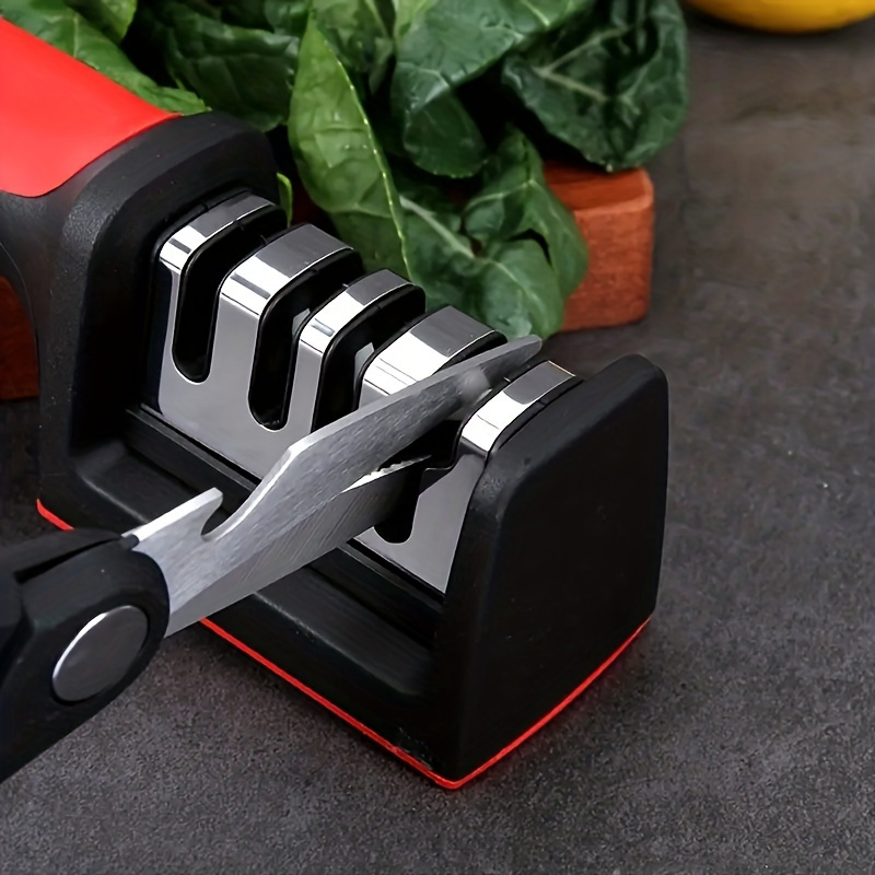 3 segment Knife Sharpener Multi functional Hand held Three - Temu