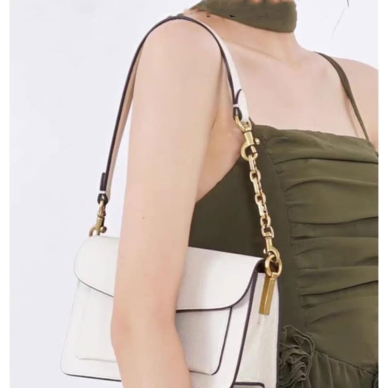2-Pack Purse Strap Extender for Women Bag Accessory, Metal Chain Handbag  Handle Replacement Crossbody Shoulder Bag Charms (Flower)