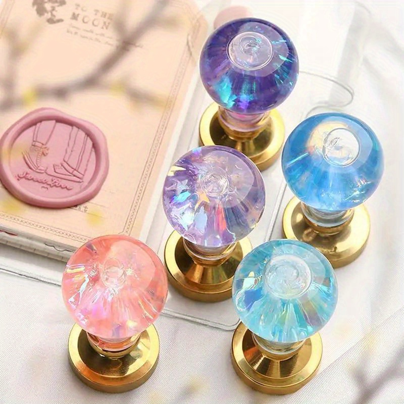 1pc * Wax Seal Stamp Handle New Seal Quicksand Handle Mini Cute Sealing Wax  Seal Universal Handle Stamp Tool Christmas