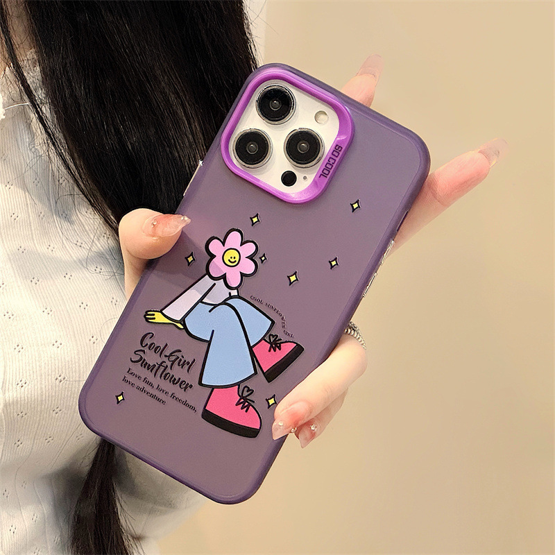 Funny Cute Boy Girl Phone Cases Iphone 11 12 13 14 Pro Max - Temu