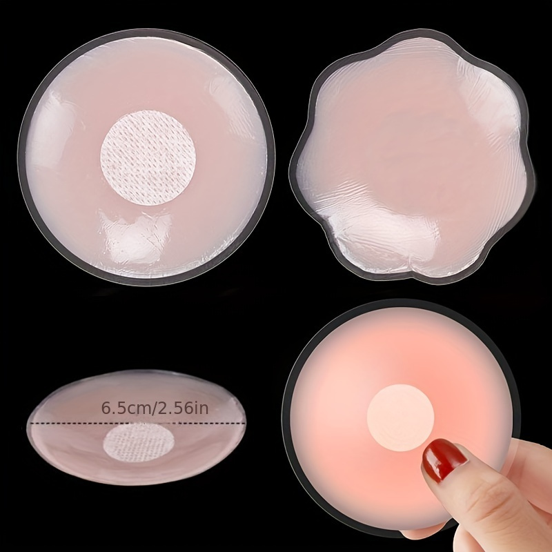 Silicone-Women'S Reusable Nipple Cover Silicone Nipple Pad