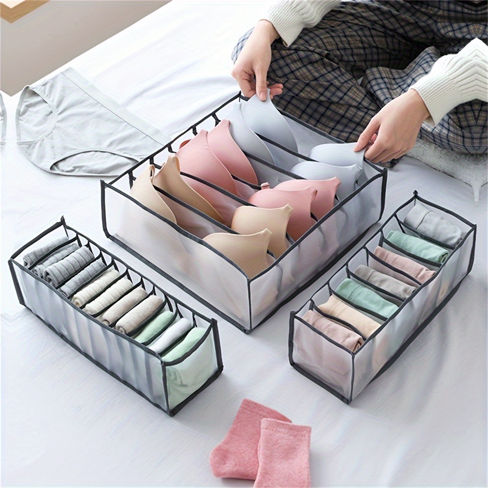 Organizer-Box aus Stoff für Kleiderschrank oder Schubladen