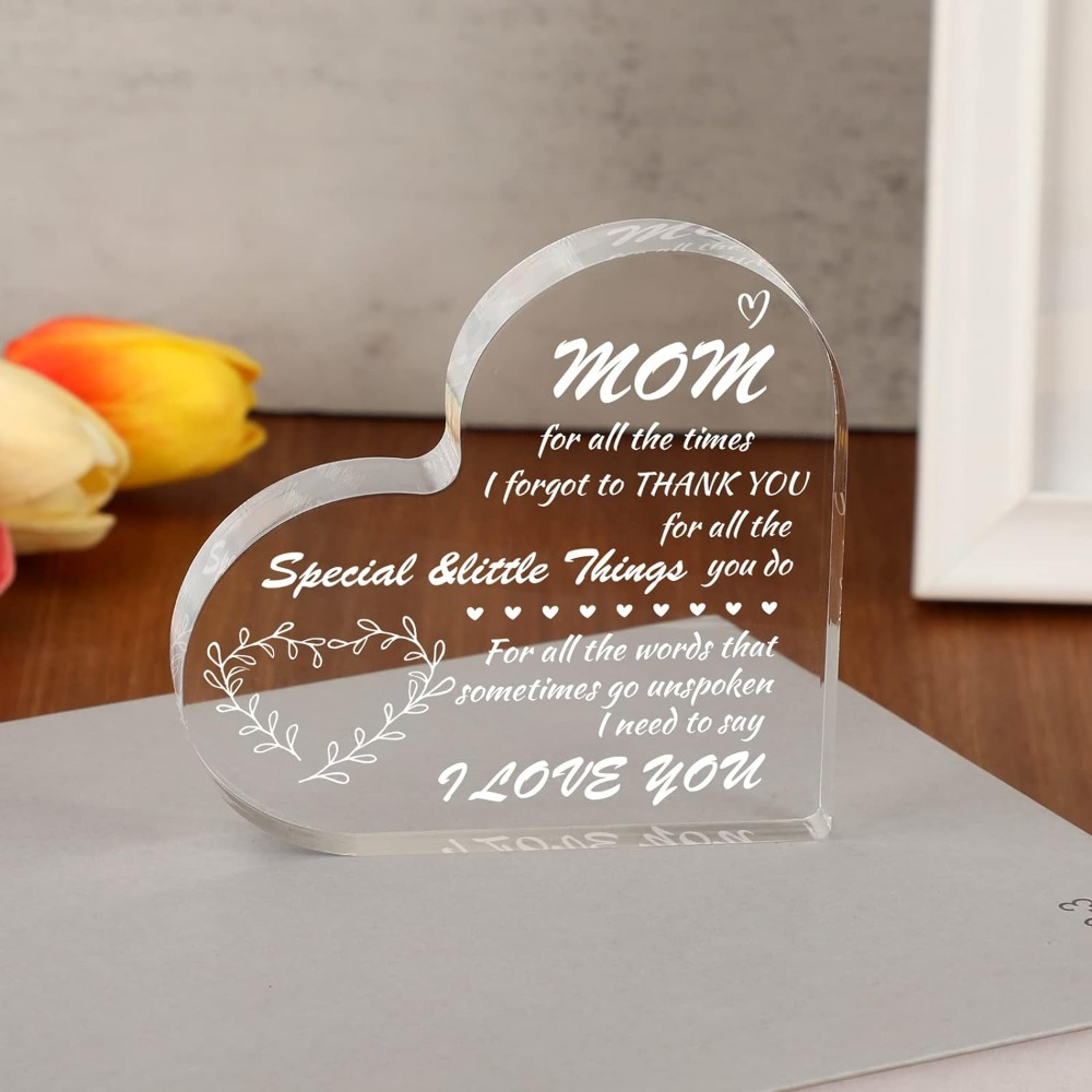 Acrylic Puzzle Plaque thank You Mom Gifts From Daughter For - Temu