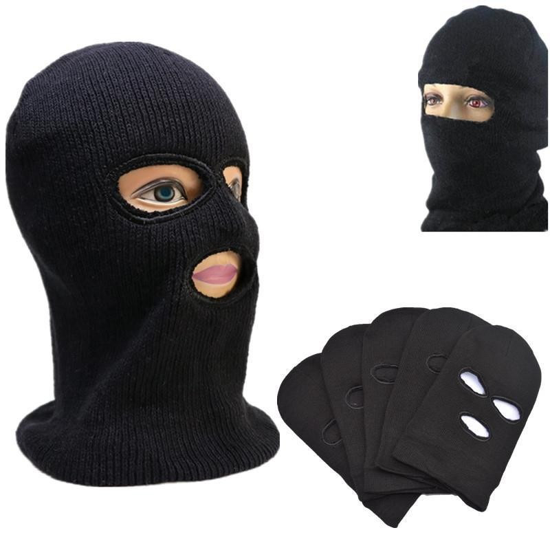 3 fori Copri Viso Maschera Sci Balaclava Maglia Maschera - Temu Italy