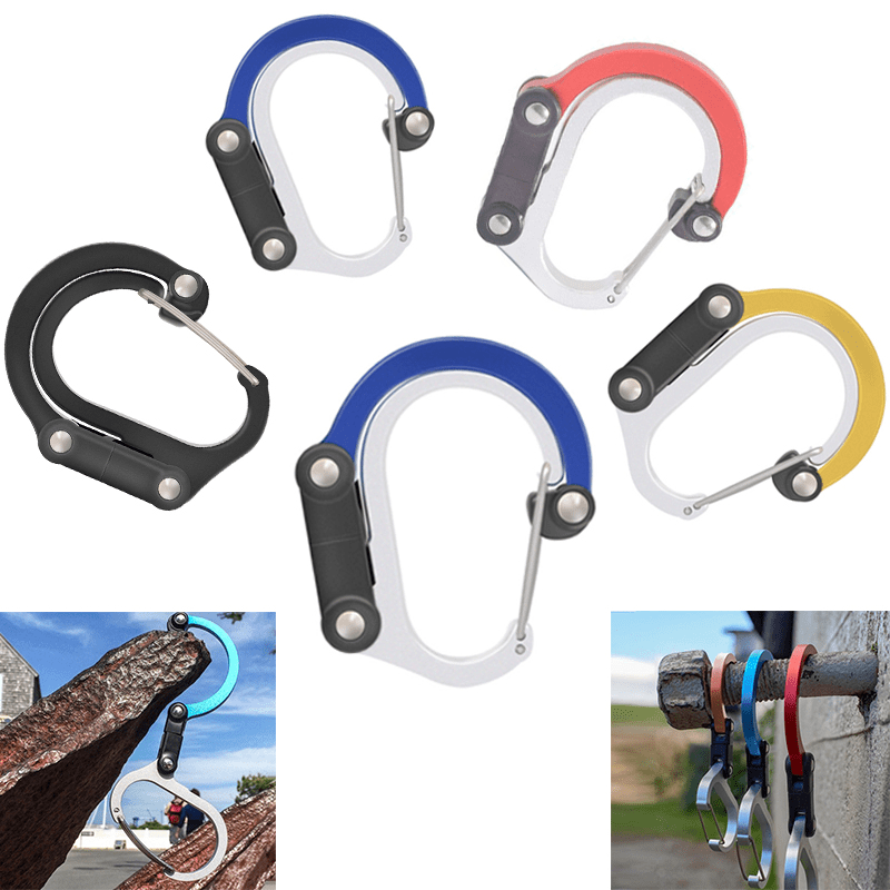 1pc Quick Hanging Carabiner Clip Rotating Strong Hook Clips For