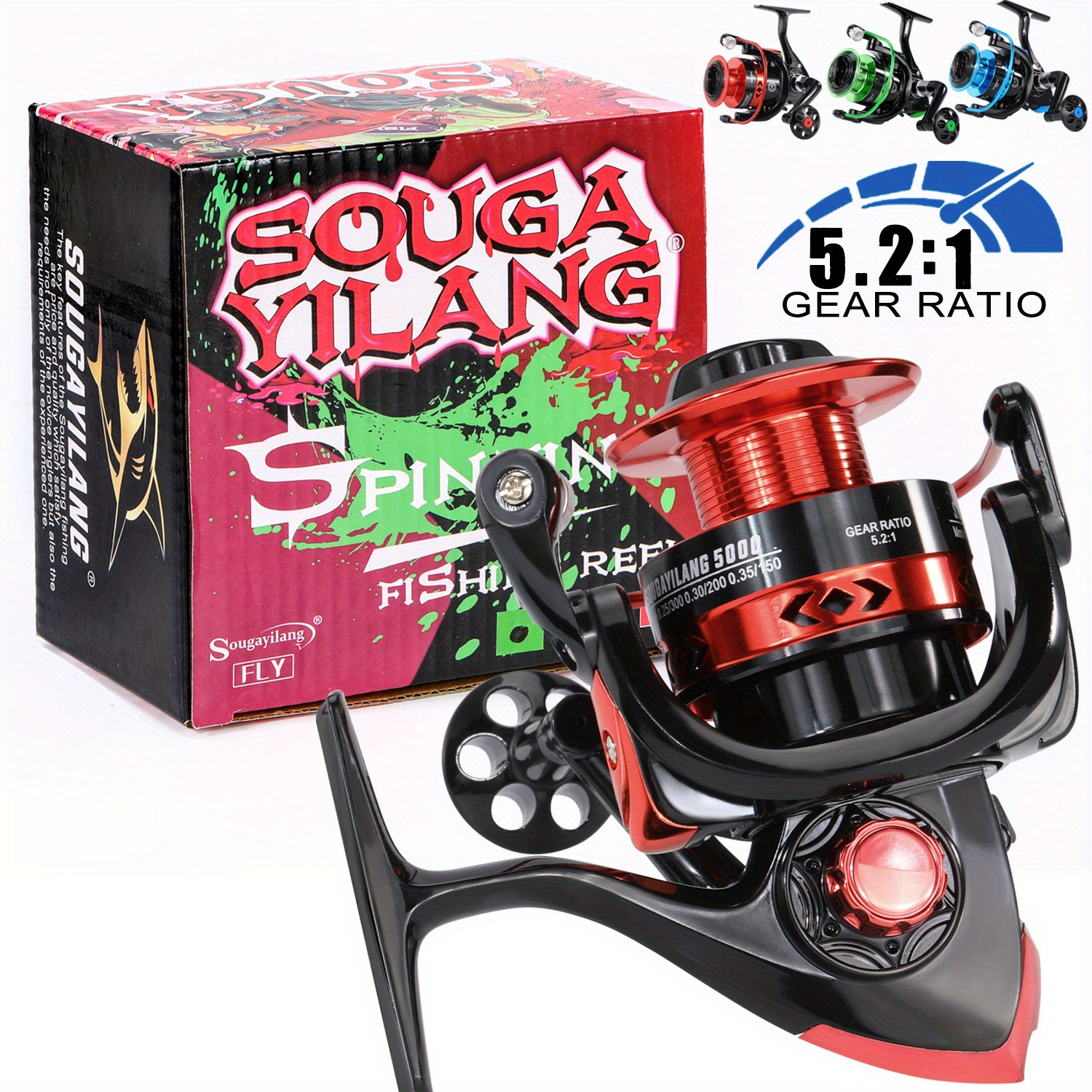 Sougayilang Spinning Fishing Reels with Left/Right India | Ubuy