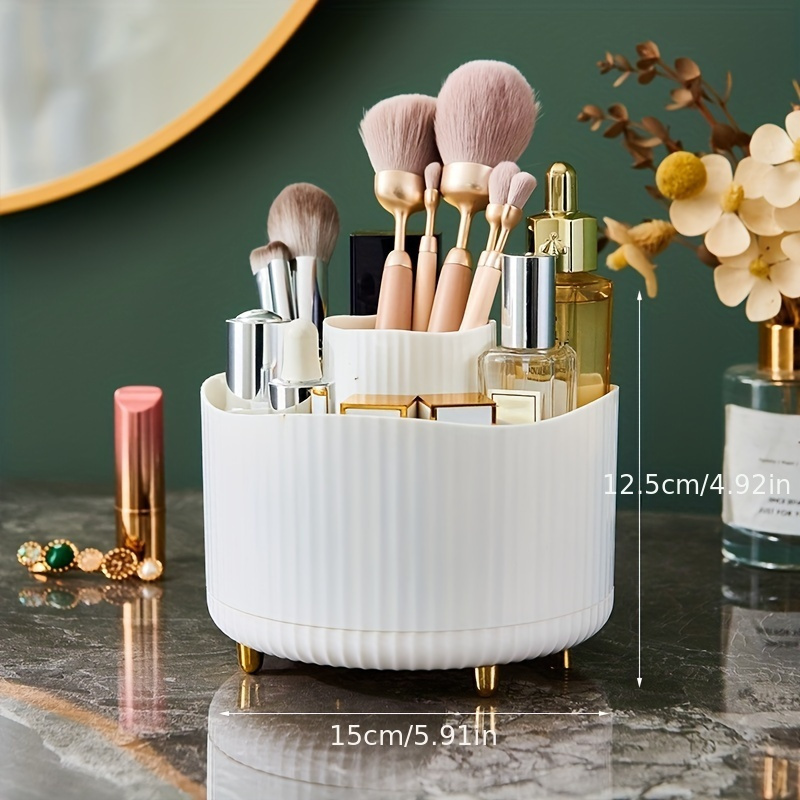 2023 NEW Desktop Cosmetics Storage Box Cotton Swab Container Bathroom  Accessories Brushes Makeup Organizer Case Lipsticks Box - AliExpress