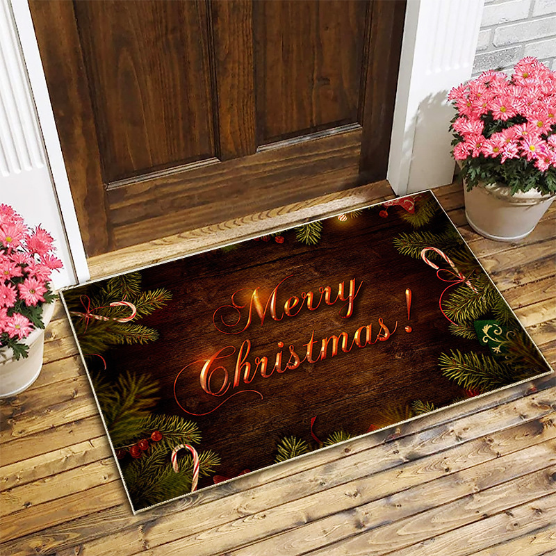 1pc Tapis De Cheminée De Noël Rectangle Grandes Surfaces - Temu France