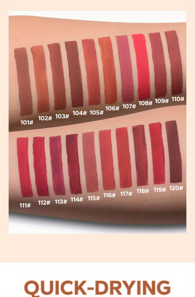 misty matte lip gloss 20 colors long lasting non stick cup moisturizing liquid lipstick details 7