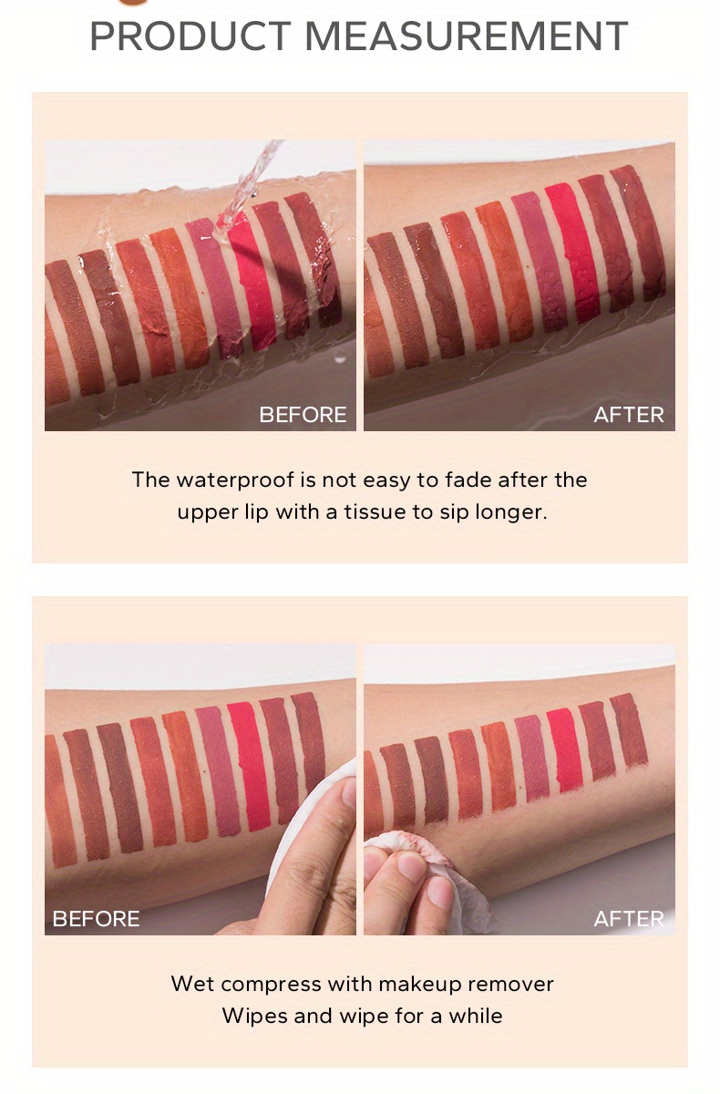 misty matte lip gloss 20 colors long lasting non stick cup moisturizing liquid lipstick details 8