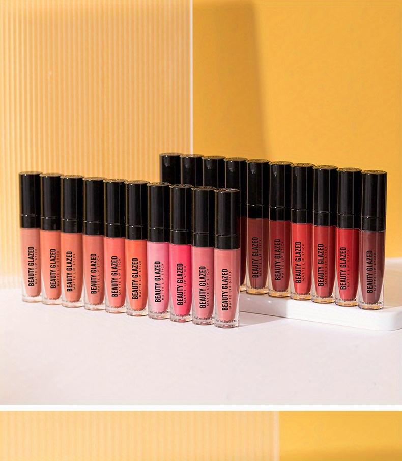 misty matte lip gloss 20 colors long lasting non stick cup moisturizing liquid lipstick details 10