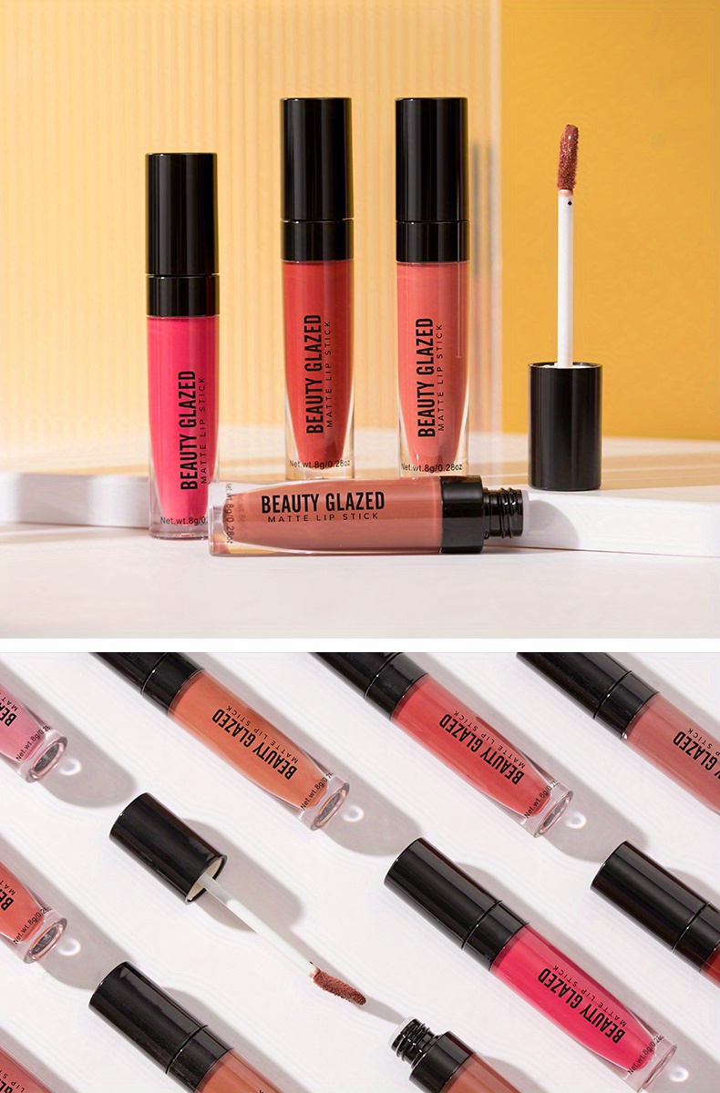 misty matte lip gloss 20 colors long lasting non stick cup moisturizing liquid lipstick details 11