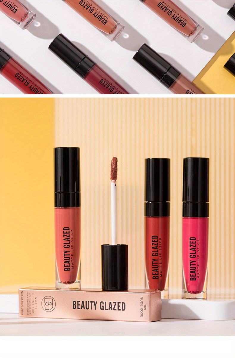 misty matte lip gloss 20 colors long lasting non stick cup moisturizing liquid lipstick details 12