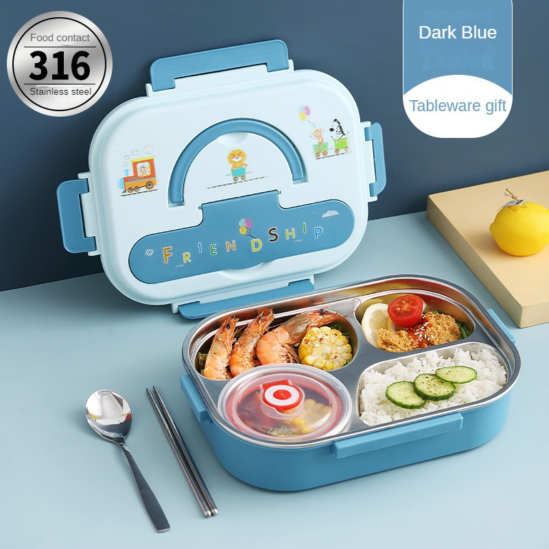 316 Stainless Steel Thermal Lunch Box Kids Lunch Box for School
