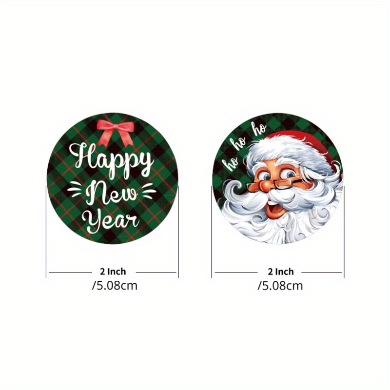  300Pcs Christmas Tags Stickers, Self-Adhesive