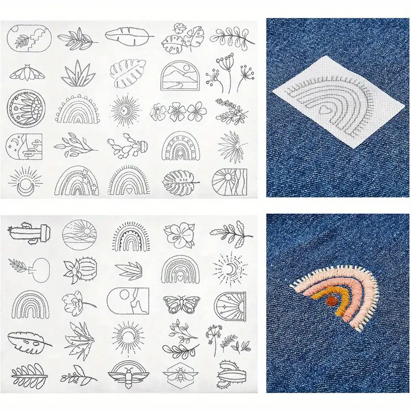 Water Soluble Embroidery Patterns Embroidery - Temu