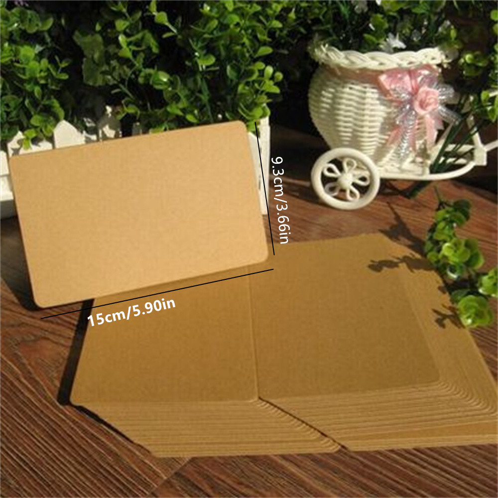 Brown Box Kraft Half-Fold Cards