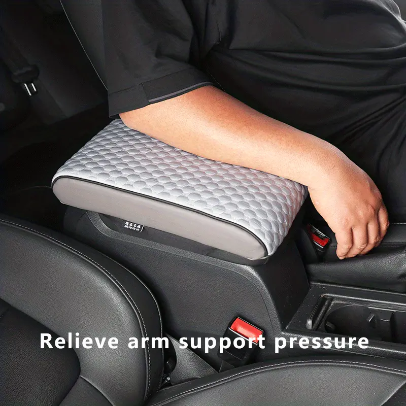 upgrade your car comfort with memory cotton armrest box cushion pad details 3