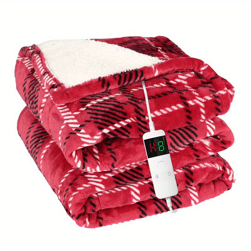 Manta térmica tamaño Queen lavable a máquina extremadamente suave y cómoda  manta eléctrica de calentamiento rápido con controlador de mano 10