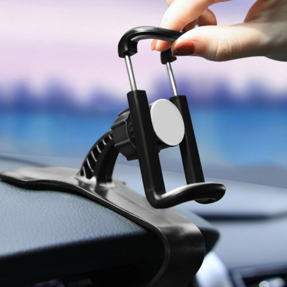 Black Car Phone Holder Universal Dashboard Easy Clip Mount - Temu