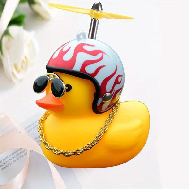 Car Cute Duck Helmet Broken Wind Small Yellow Duck Bike Motorcycle Helmet  Riding Cycling Decor Car Ornaments Accessories, Today's Best Daily Deals