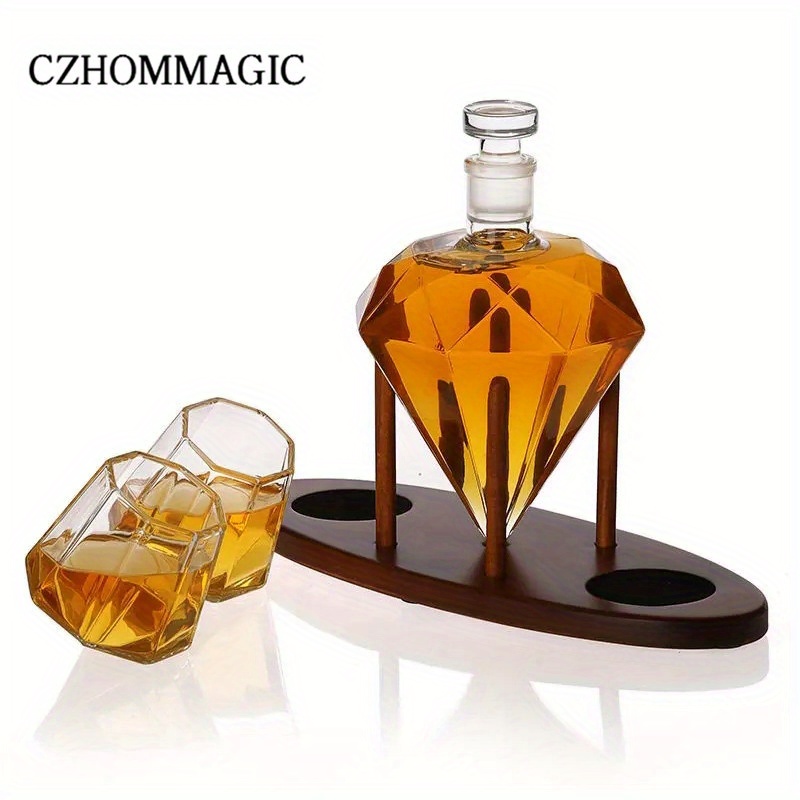 Metal Wood Design Cocktail Shaker – Gemini Bottle Co.