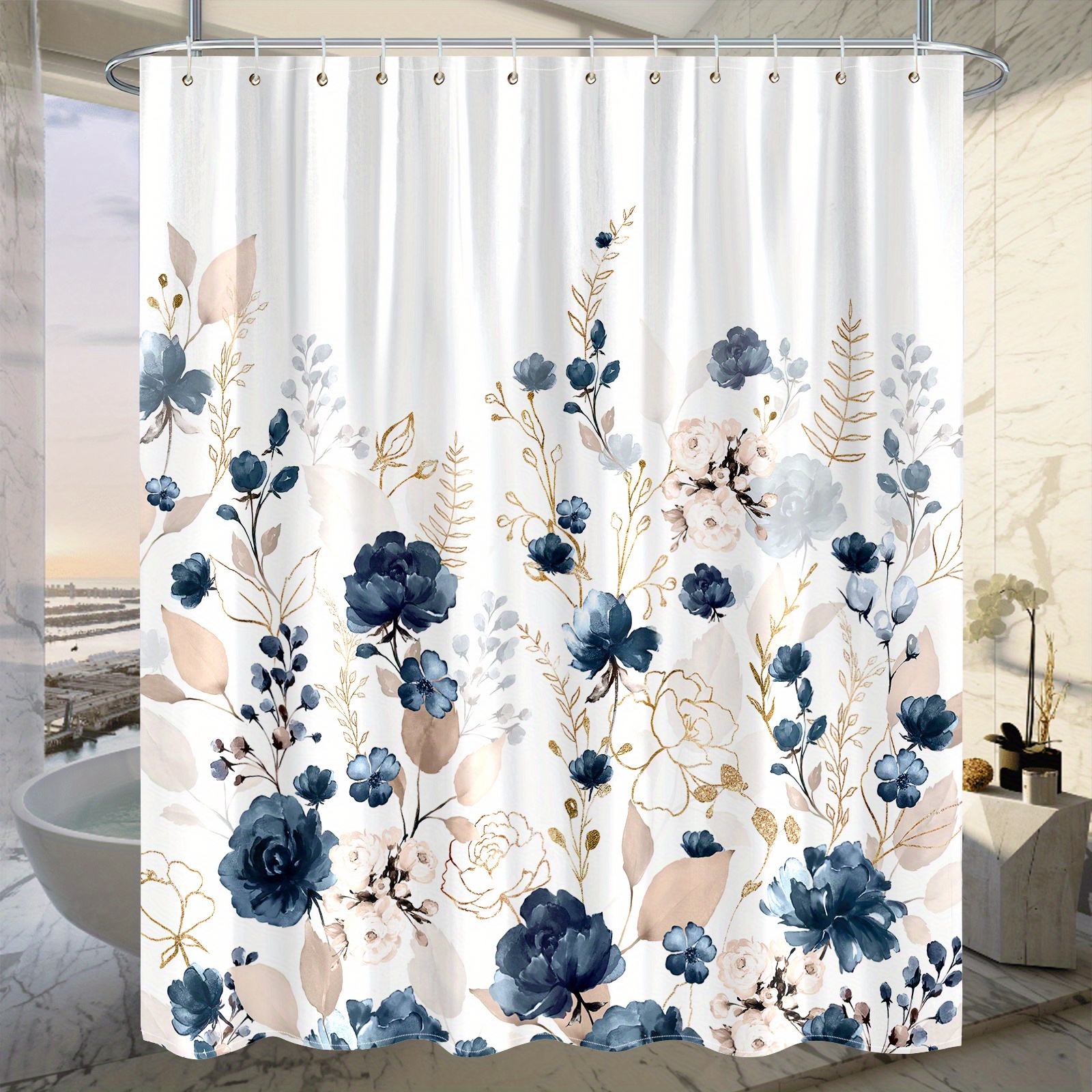 Resin Goldfish Shower Curtain Hooks Cute Creative Curtain - Temu