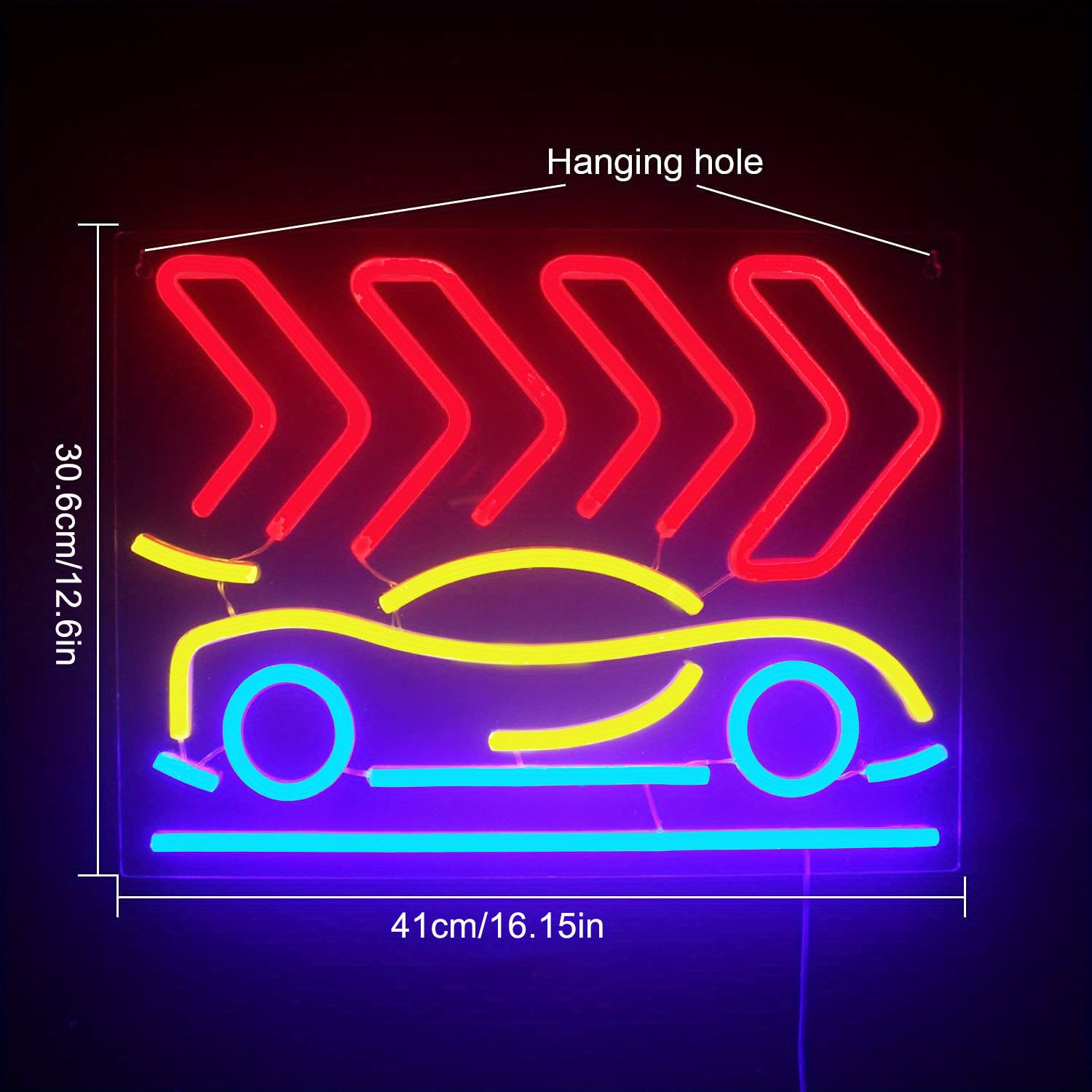 Garage Car Service Neon Light Multipurpose Decorative Wall - Temu