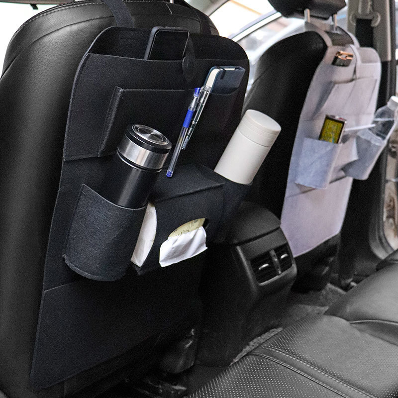 1 Stück Zufällige Multifunktionale Autositz-aufbewahrungstasche,  Filz-hängetasche, Rückenlehnentasche, Auto-aufbewahrungs-organizer, aktuelle Trends, günstig kaufen