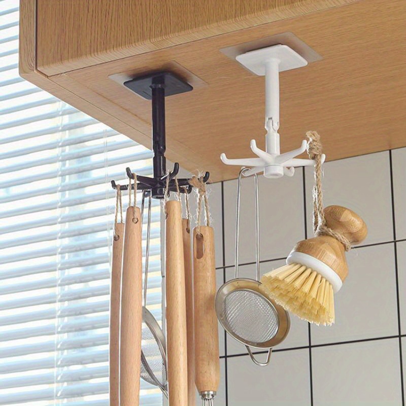 1Pc Creative Hot Air Balloon Wall Hook Key Hanger Home ABS Hooks Hanging  Kitchen Bathroom Organizer Free Punching Adhesive Hook