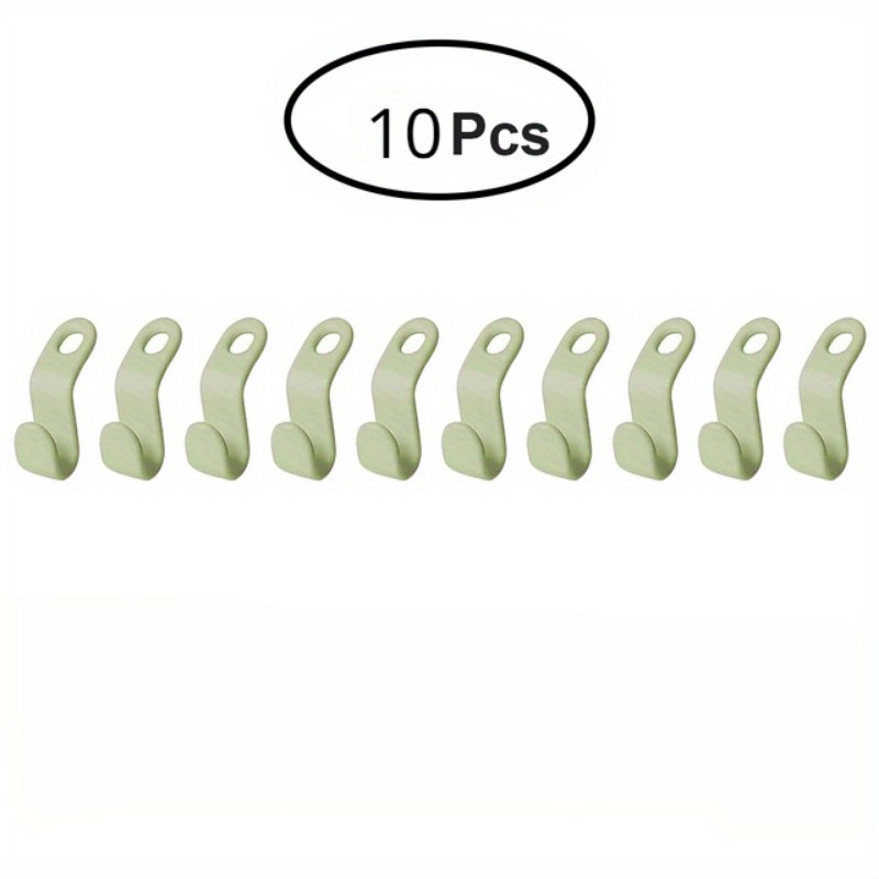 10pcs Wardrobe Hanger Hooks Organizer Connect Multifunction Cascading Plastic
