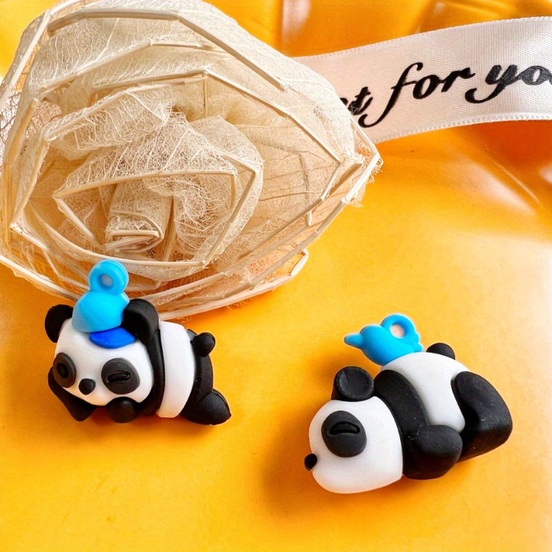 Panda Doll Keychain Pendant Car Bag Decoration