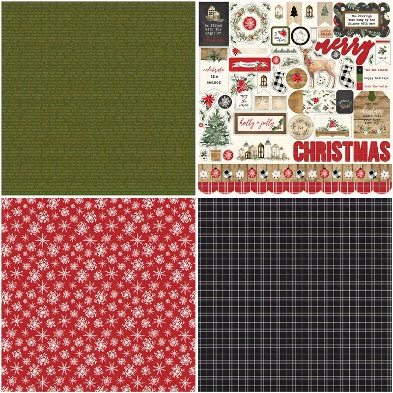 Large Size Merry Christmas Material Paper Retro Journal For - Temu