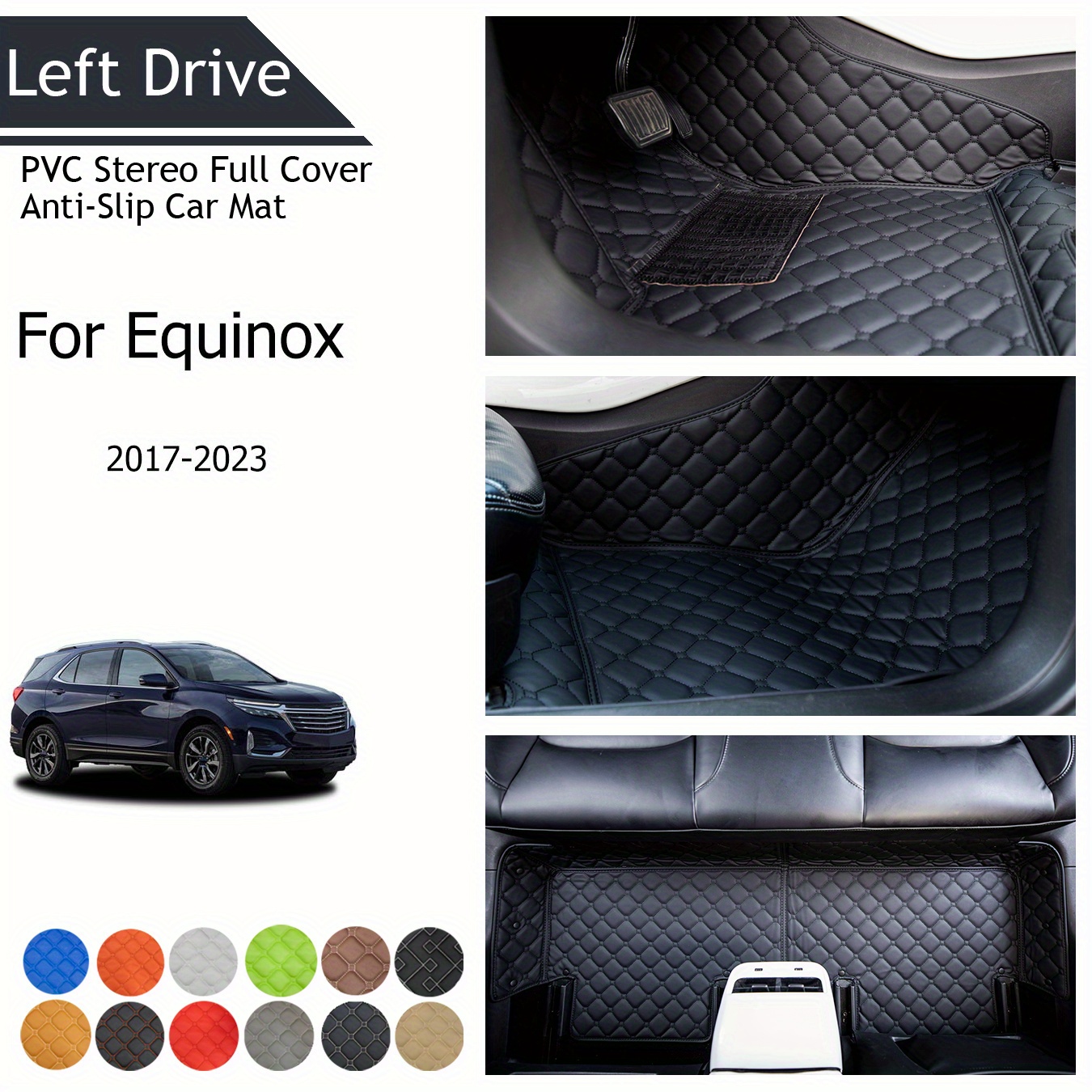 

Tegart [lhd]for Chevrolet For Equinox 2017-2023 3 Layers Pvc Stereo Full Cover Anti-slip Car Mats