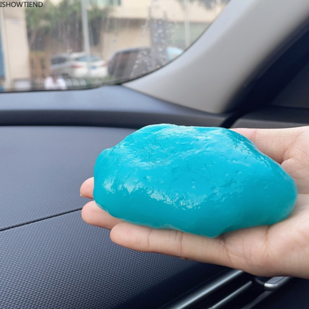 car interior cleaning glue slime for