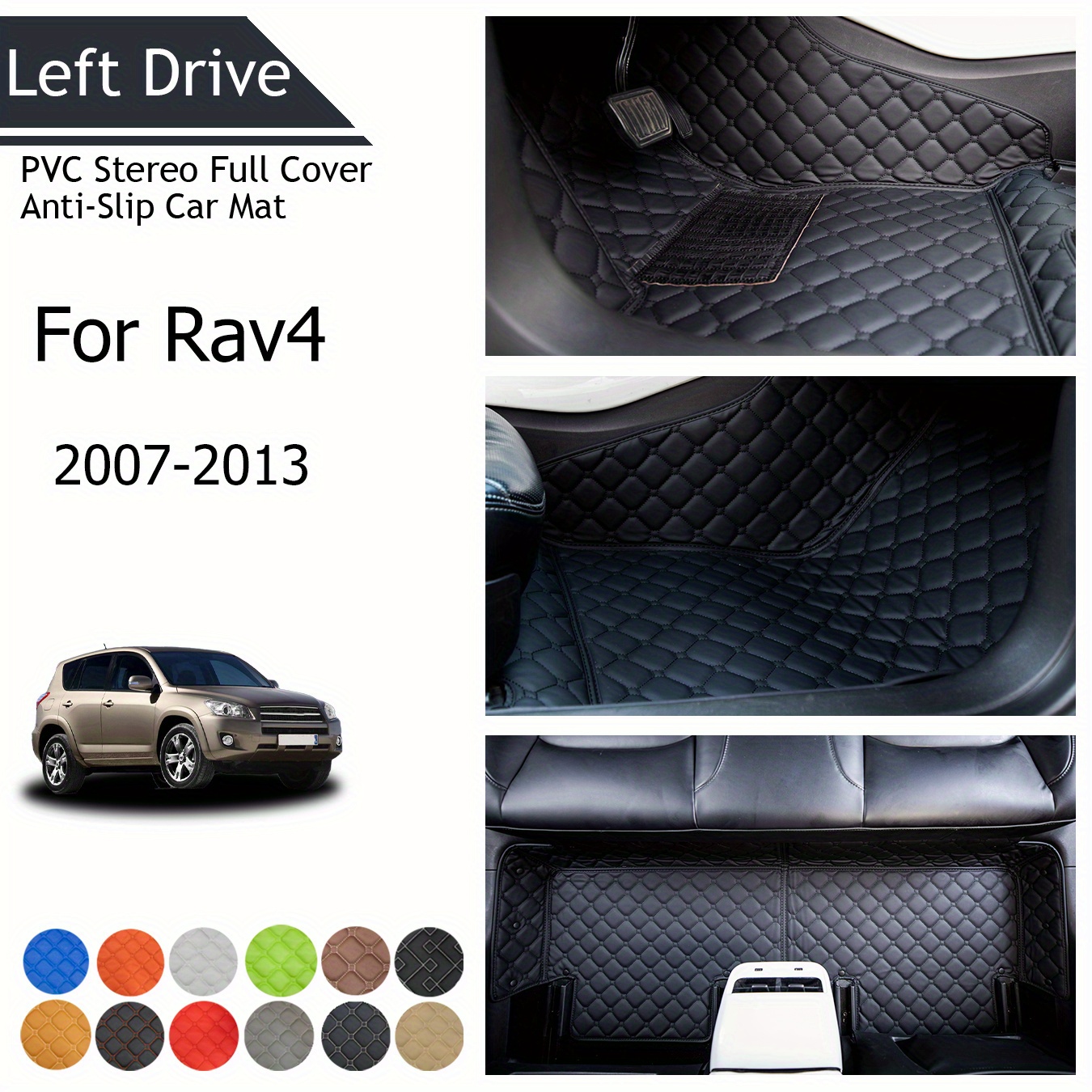 Tapis De Sol De Voiture Tapis pour Toyota pour RAV4 pour XA50 5TH