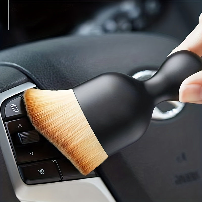 Car Interior Dust Brush,car Interior Cleaning, Dustpan Set With Mini  Broom,soft Detail Brush