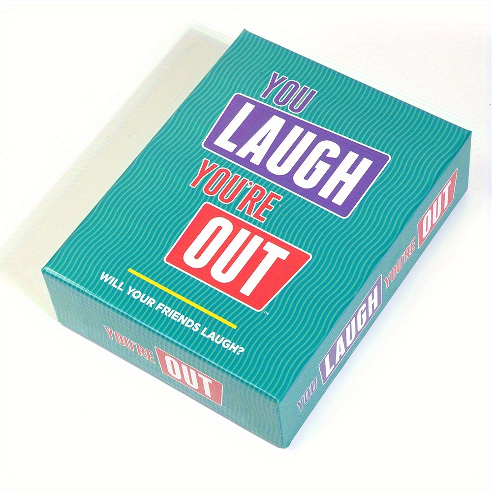 you Laugh You're Out Gioco Tavolo Carte Giochi In Famiglia - Temu Italy