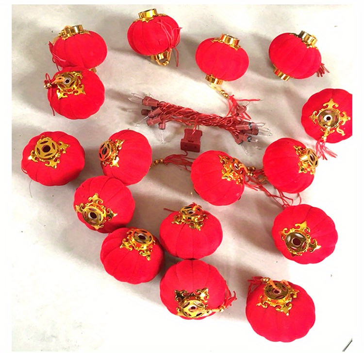 Red Lantern Lucky Hanging Lanterns Decoration New - Temu