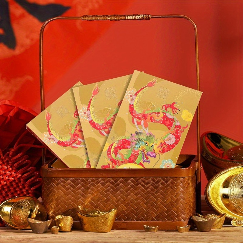 2024 red envelope bag and spring couplet set - Shop otomerui Chinese New  Year - Pinkoi