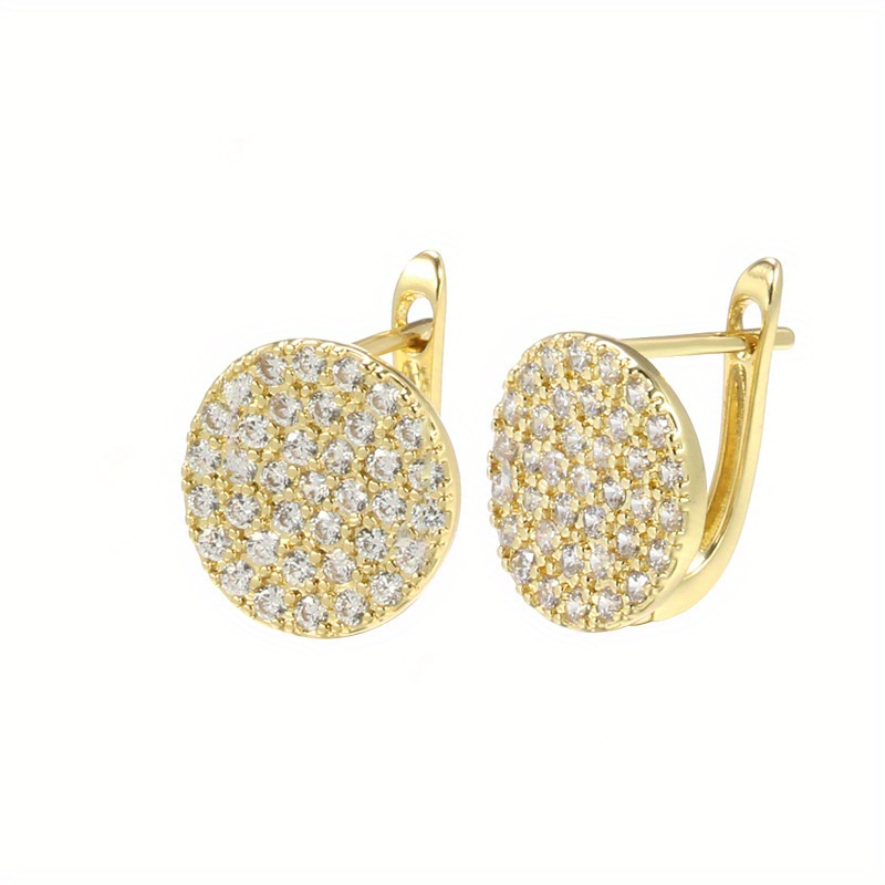 Creative Exaggerated Round Earrings, Classic Fashion Earring